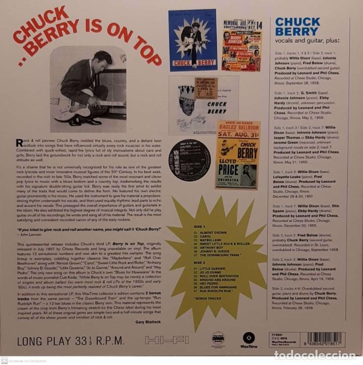 Discos de vinilo: Chuck Berry &lrm;&ndash; Berry Is On Top - Foto 2