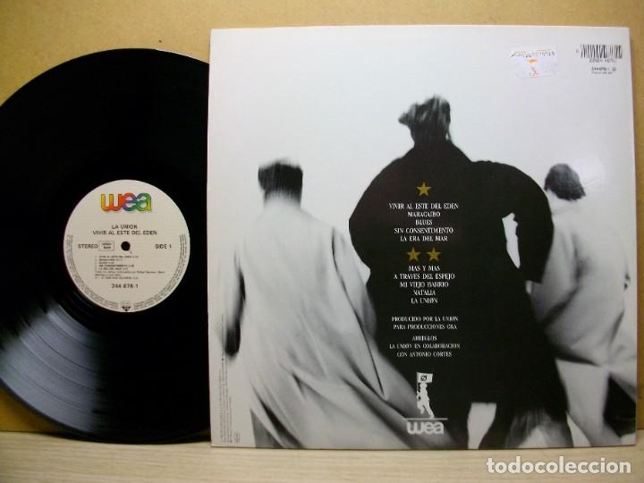 Discos de vinilo: La Uni&oslash;n &ndash; Vivir Al Este Del Ed&eacute;n LP - Foto 2