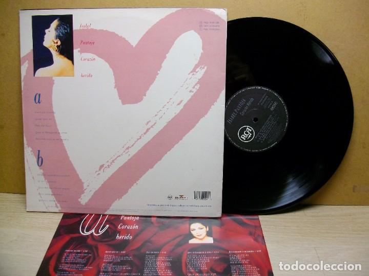 Discos de vinilo: Isabel Pantoja &ndash; Coraz&oacute;n Herido LP - Foto 2