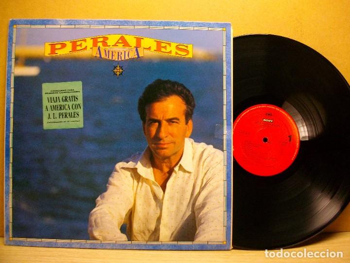 Discos de vinilo: Jos&eacute; Luis Perales &ndash; Am&eacute;rica LP - Foto 1