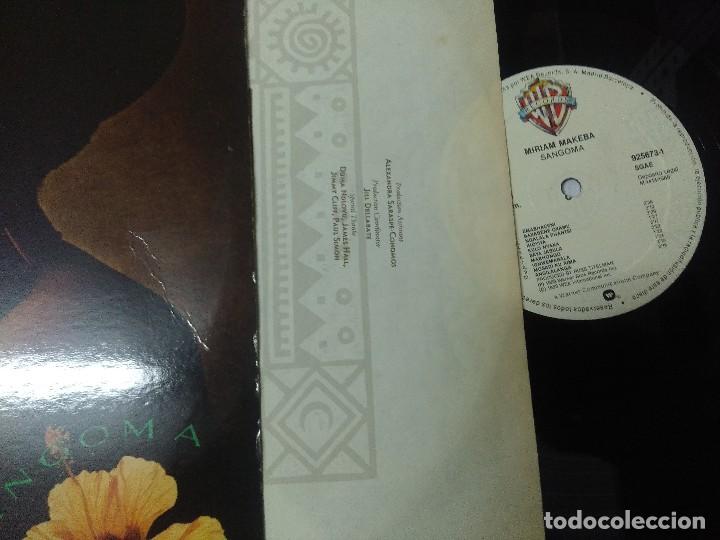 Discos de vinilo: MIRIAM MAKEBA/SANGOMA/VINILO. - Foto 2