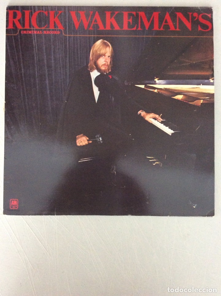 Discos de vinilo: Rick Wakeman&rsquo;s. Criminal record. - Foto 1