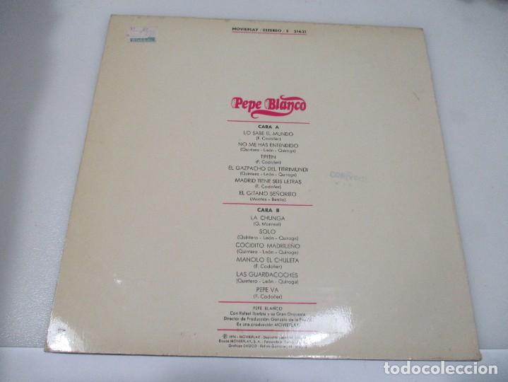 Discos de vinilo: PEPE BLANCO DI508 - Foto 2
