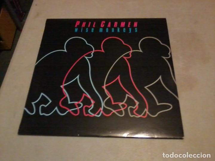 Discos de vinilo: Phil Carmen LP Wise Monkeys Esp.186 insert letras - Foto 1