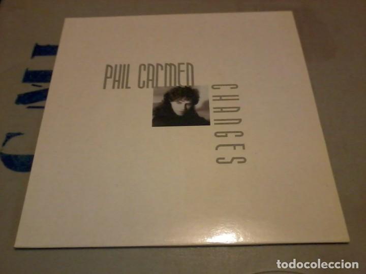Discos de vinilo: Phil Carmen LP Changes Esp.1989 insert latras - Foto 1
