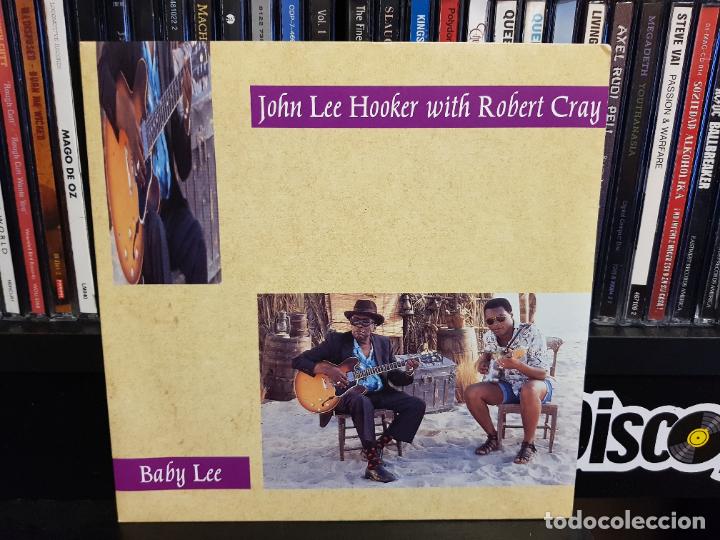 Discos de vinilo: JOHN LEE HOOKER WITH ROBERT CRAY - BABY LEE - Foto 1