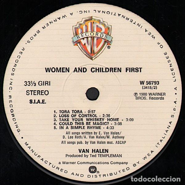 lp van halen - women and children first - Compra venta en todocoleccion