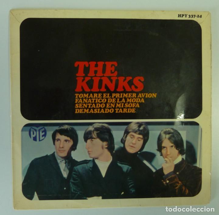 Discos de vinilo: THE KINKS // TOMARE EL PRIMER AVION+3 // 1966 // EP - Foto 1