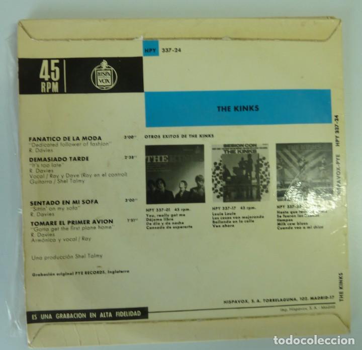 Discos de vinilo: THE KINKS // TOMARE EL PRIMER AVION+3 // 1966 // EP - Foto 2