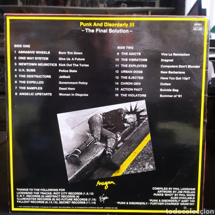 Discos de vinilo: Punk And Disorderly III - The Final Solution 1983 Francia - Foto 2