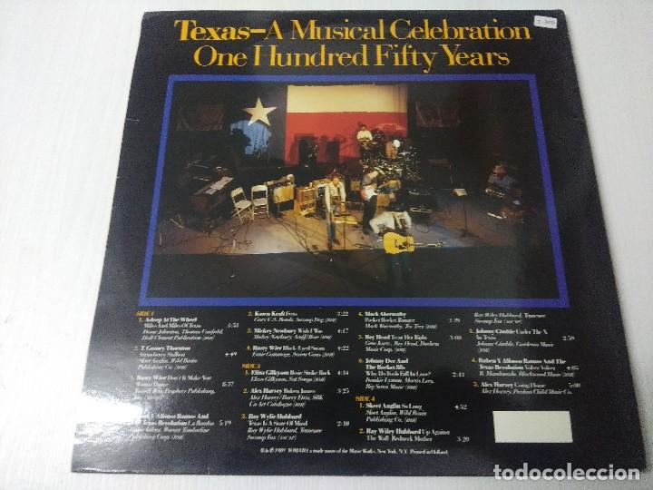 Discos de vinilo: TEXAS/A MUSICAL CELEBRATION/VINILO DOBLE GATEFOLD. - Foto 4
