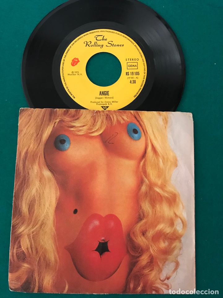 Discos de vinilo: ROLLING STONES Angie - Foto 1