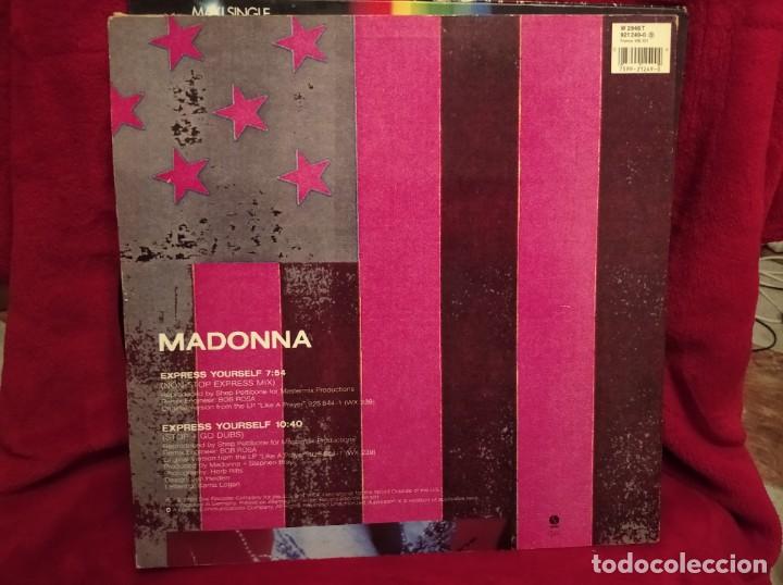 Discos de vinilo: / MADONNA - EXPRESS YOURSELF - SIRE GERMANY - Foto 2