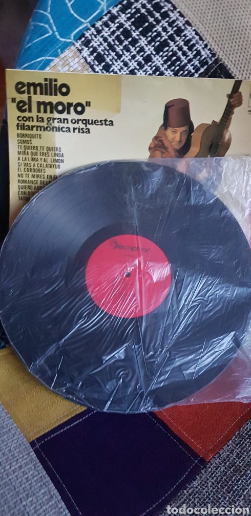 Discos de vinilo: Vinilo EMILIO &rdquo;EL MORO&rdquo; CON LA GRAN ORQUESTA FILARM&Oacute;NICA RISA - Foto 2