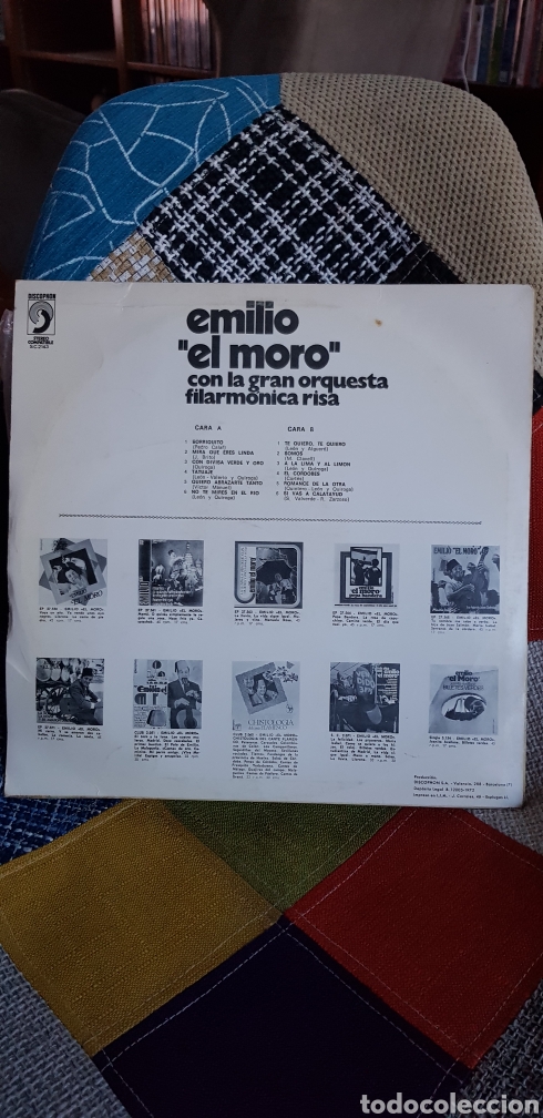 Discos de vinilo: Vinilo EMILIO &rdquo;EL MORO&rdquo; CON LA GRAN ORQUESTA FILARM&Oacute;NICA RISA - Foto 3