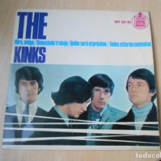 Discos de vinilo: KINKS, THE, EP, MIRA, AMIGO (SEE MY FRIEND) + 3, AÑO 1965