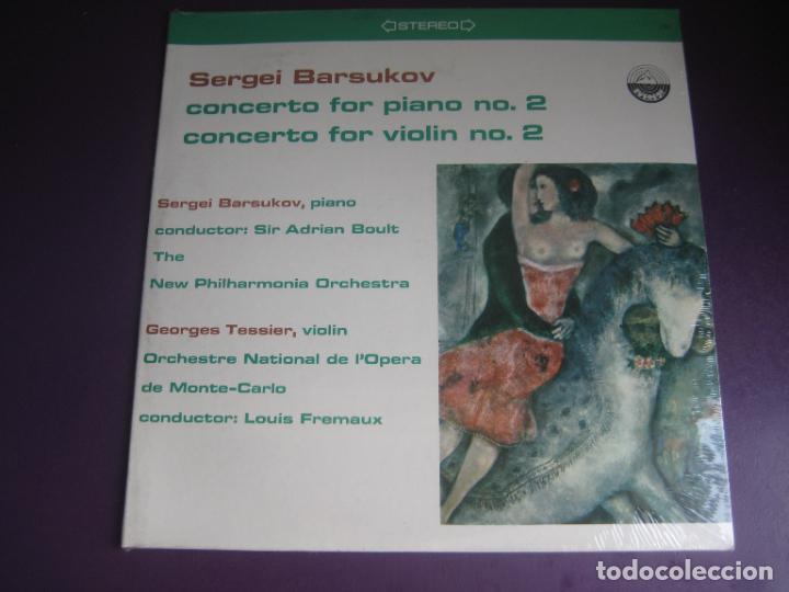 Discos de vinilo: Sergei Barsukov &ndash; Concerto Piano No 2 / Concerto Violin No 2 - LP EVEREST PRECINTADO - CONTEMPORANEA