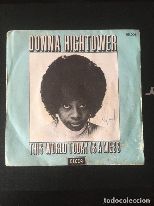 Discos de vinilo: Donna Hightower This world today is a mess 1972 - Foto 1