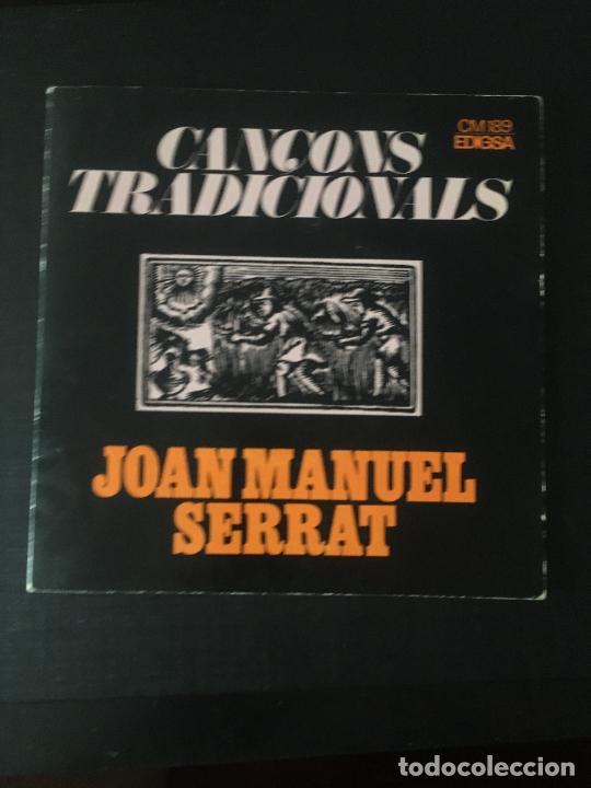Discos de vinilo: Joan Manuel Serrat Can&ccedil;ons tradicionals 1972 - Foto 1