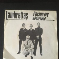 Discos de vinilo: LAMBRETTAS POISON IVY / RUNAROUND 1980. Lote 301320168