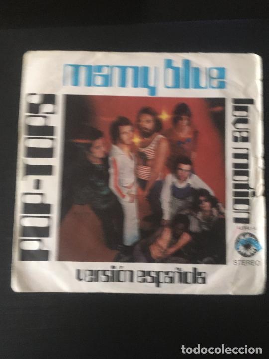Discos de vinilo: Pop-tops Mamy blue / love motion 1971 - Foto 1