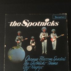 Discos de vinilo: THE SPOTNICKS ORANGE BLOSSOM SPECIAL / THE SPOTNICKS THEME / OJOS NEGROS / AMAPOLA 1963. Lote 301320523