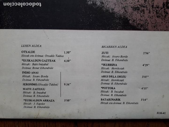 Discos de vinilo: Otxalde taldea - Foto 7