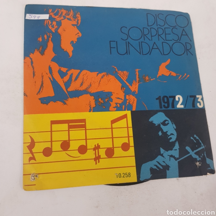 Vinyl-Schallplatten: MV 599 disco sorpresa fundador -MINIVINILO SEGUNDA MANO