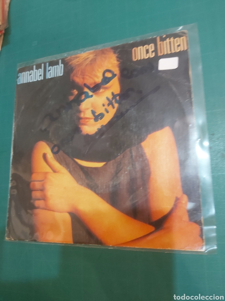 Discos de vinilo: 1983 ANNABEL LAMB ONCE BITTEN SINGLE - Foto 1