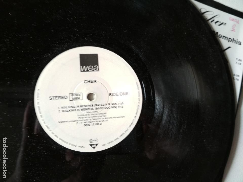 Discos de vinilo: CHER, WALKING IN MEMPHIS, 1995 - Foto 2