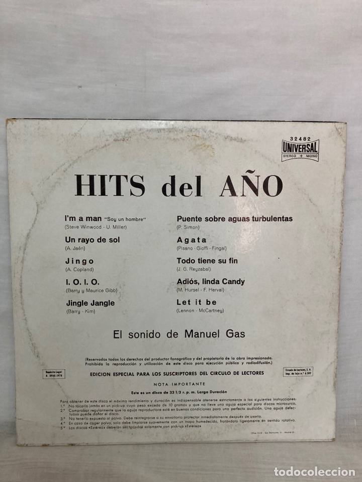 Discos de vinilo: Maxisingel , Hits del a&ntilde;o 1977 - Foto 3