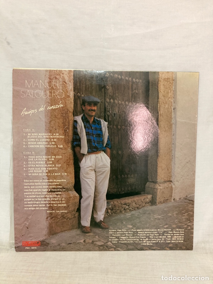 Discos de vinilo: LP DE MANUEL SALGUERO , - Foto 2