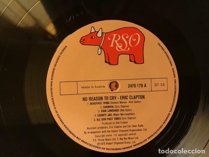 Discos de vinilo: No reason to cry. Eric Clapton - Foto 6
