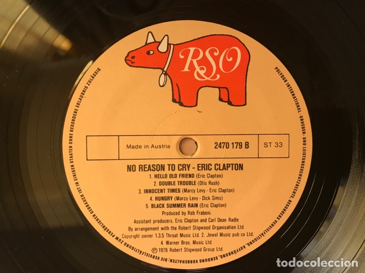 Discos de vinilo: No reason to cry. Eric Clapton - Foto 8