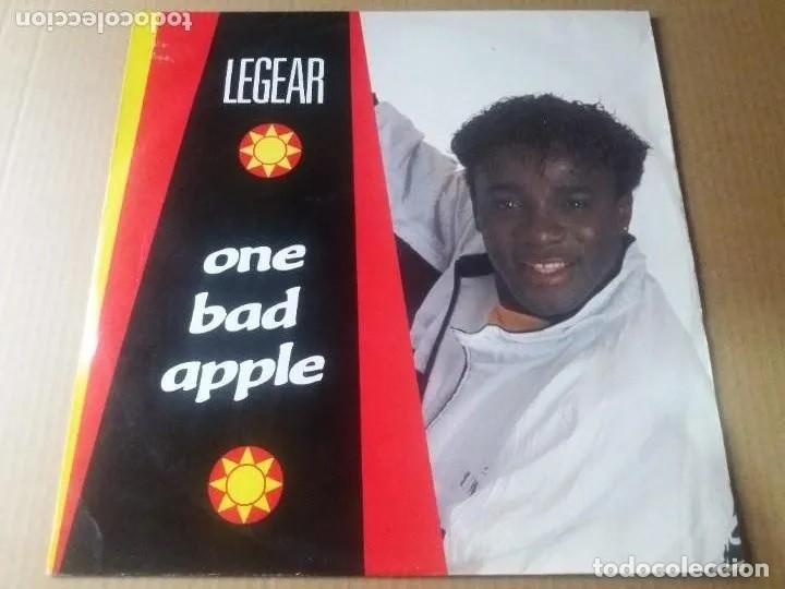 Discos de vinilo: LEGEAR / ONE BAD APPLE / MAXI-SINGLE 12 PULGADAS - Foto 1