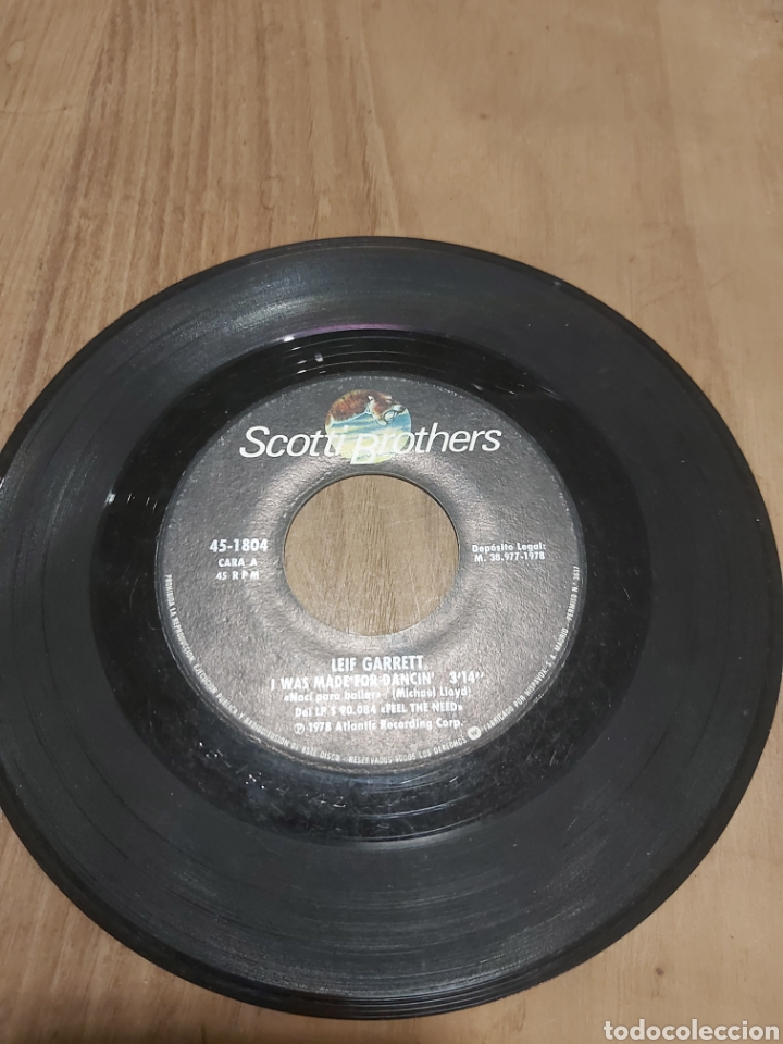 Discos de vinilo: LEIF GARRETT NACI PARA BAILAR SINGLE - Foto 3