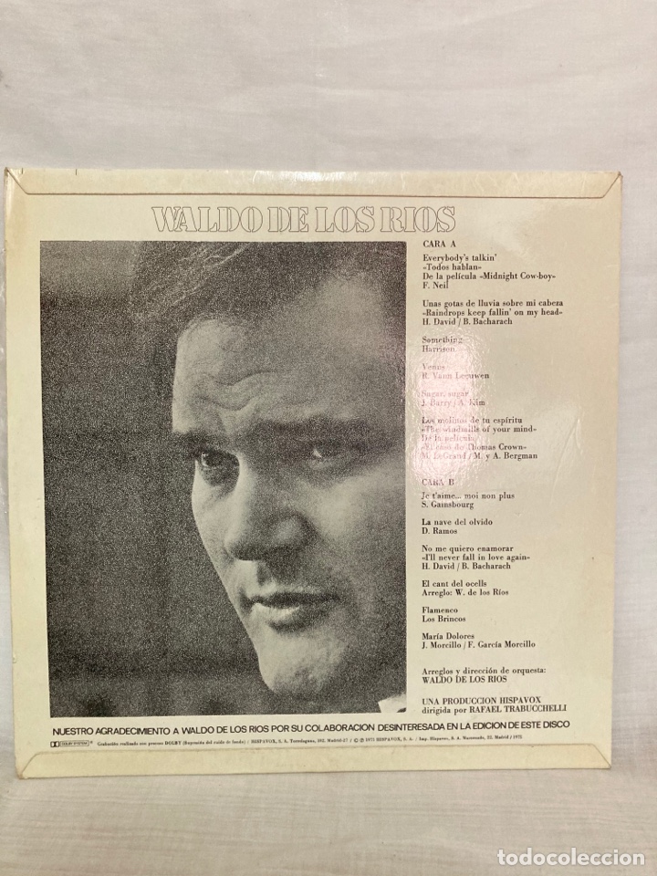Discos de vinilo: LP de WALDO DE LOS R&Iacute;OS 1975 - Foto 2