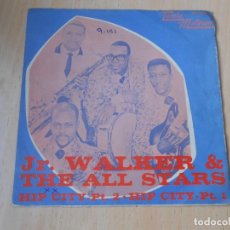 Discos de vinilo: JR. WALKER & THE ALL STARS, SG, HIP CITY + 1, AÑO 1968. Lote 301464213