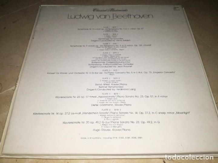 Discos de vinilo: CAJA CON 4 LPS DE LUDWIG VAN BEETHOVEN - Foto 2
