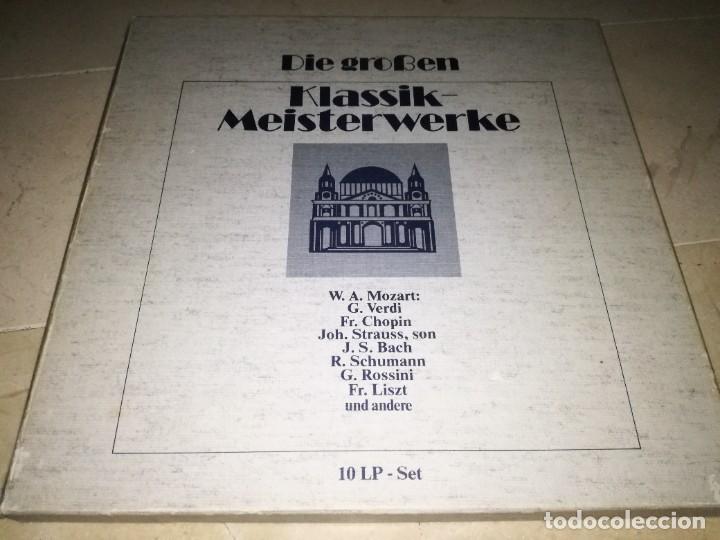 Discos de vinilo: CAJA CON 10 LPS DE KLASSIK MEISTERWERKE-DIE GROBEN