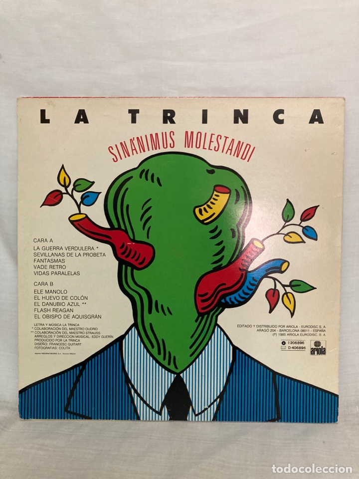 Discos de vinilo: LP LA TRINCA &ldquo; SINANIMUS MOLESTANDI &ldquo; - Foto 2