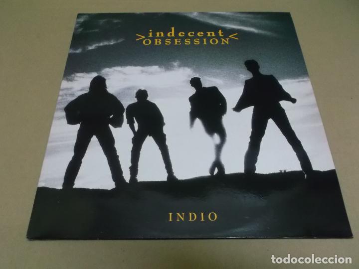 Discos de vinilo: INDECENT OBSESSION (LP) INDIO A&Ntilde;O &ndash; 1992 - Foto 1