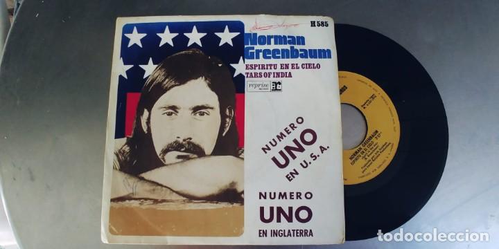 Discos de vinilo: NORMAN GREENBAUM-SINGLE ESPIRITU EN EL CIELO - Foto 1