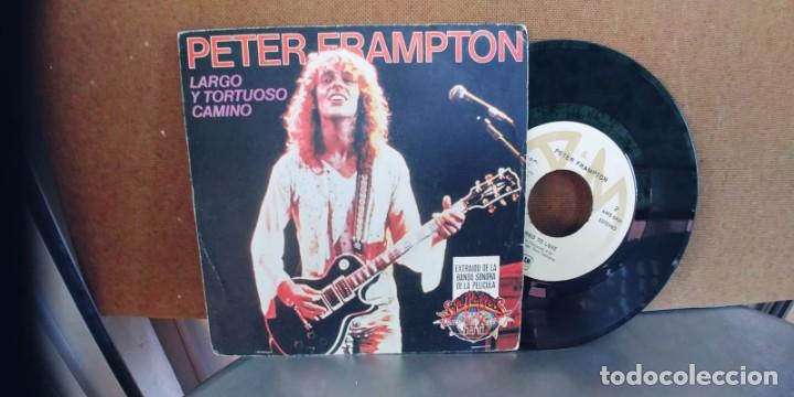 Discos de vinilo: PETER FRAMPTON-SINGLE LARGO Y TORTUOSO CAMINO - Foto 1