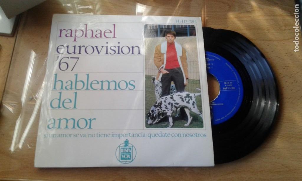 Discos de vinilo: RAFAEL EUROVISION &acute;67 - Foto 1