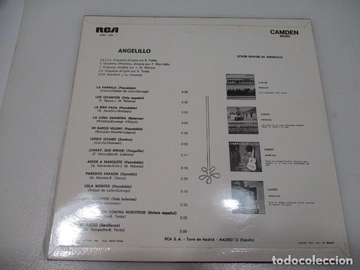 Discos de vinilo: ANGELILLO La parrala DI639 - Foto 2