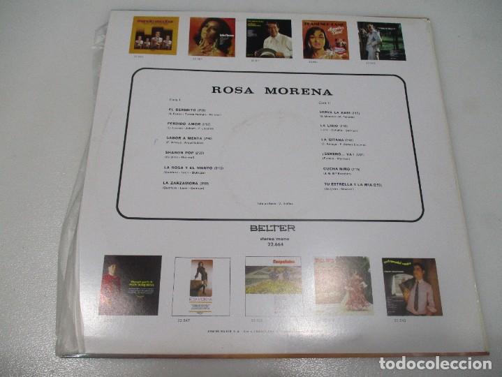 Discos de vinilo: ROSA MORENA La rosa y el viento DI643 - Foto 2