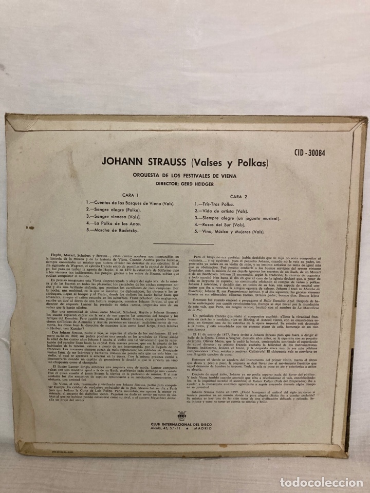 Discos de vinilo: LP M&uacute;sica cl&aacute;sica como nuevo - Foto 2
