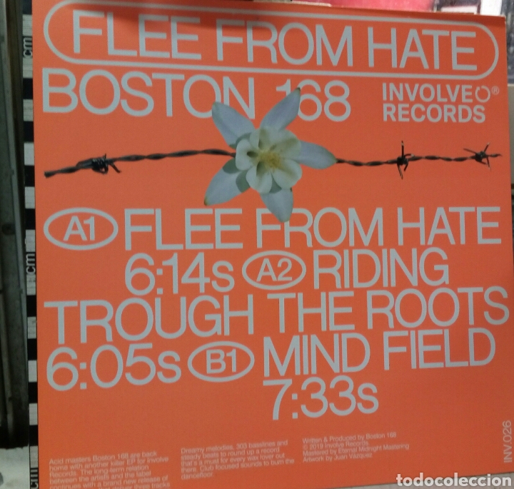 Discos de vinilo: FLEE FROM HATE - BOSTON EP. AÑO 2019. ELECTRÓNICA - Foto 3 - 301602048
