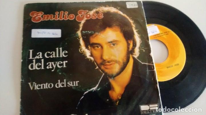 Discos de vinilo: SINGLE (VINILO) DE EMILIO JOSE A&Ntilde;OS 80 - Foto 1